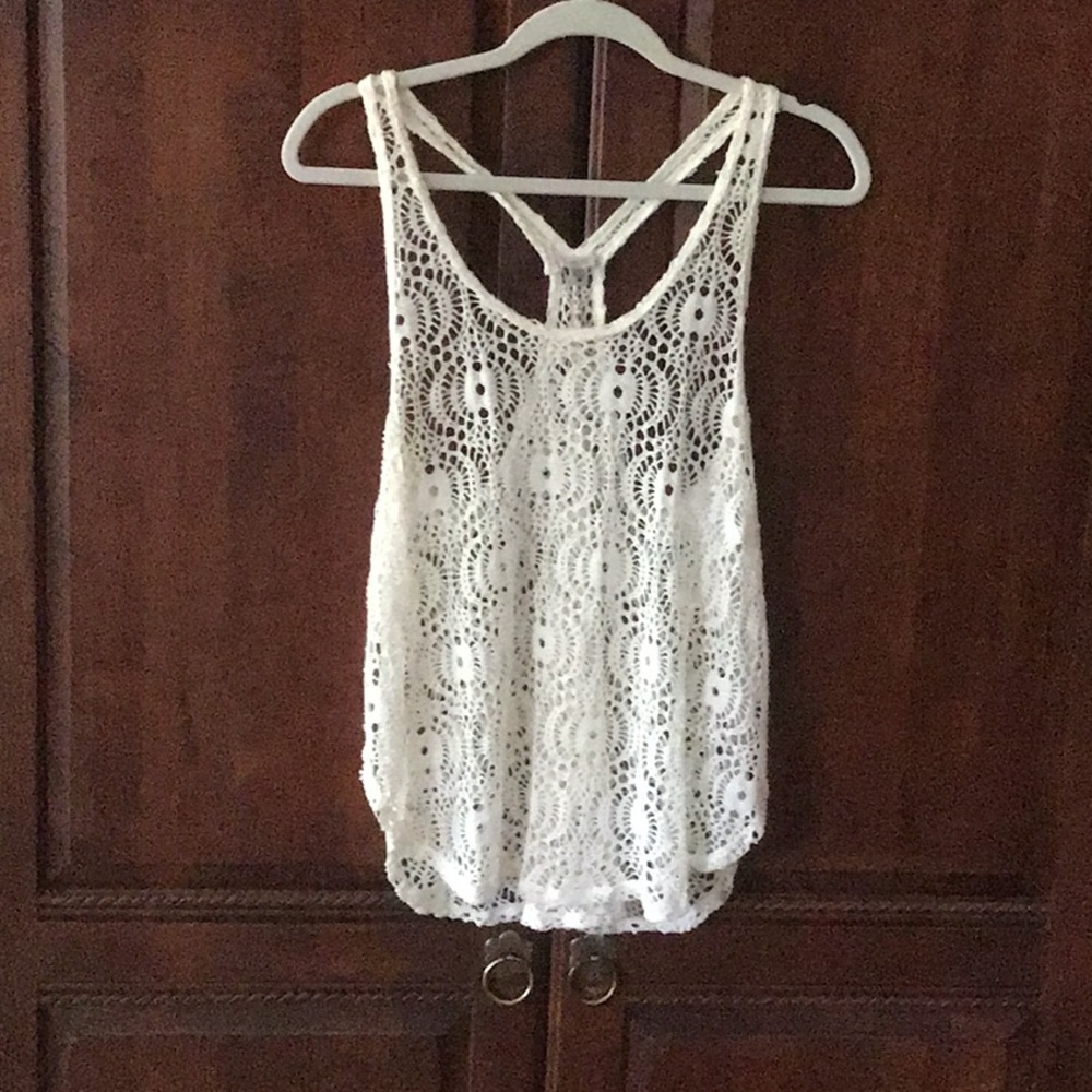Ecote , Urban Outfitters White Sleeveless Tank Top
